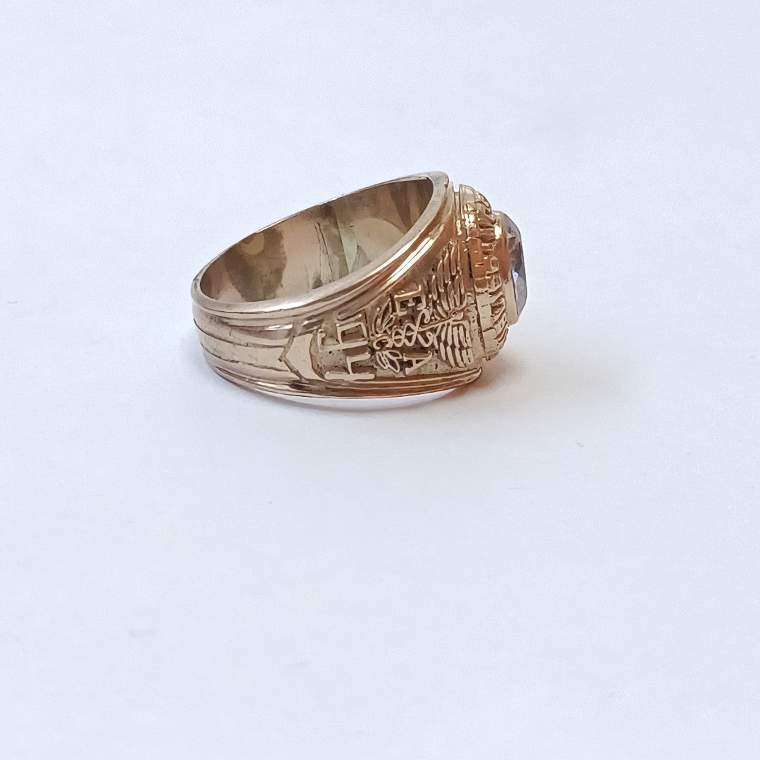 ANILLO DE GRADUACIÓN ORO 8 K 8,50 GRMS (SEMINUEVO)