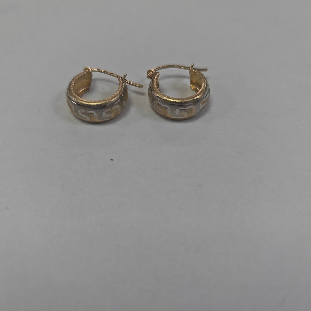 ARRACADAS PAR ORO 14 K 1.8 GRMS (SEMINUEVO)