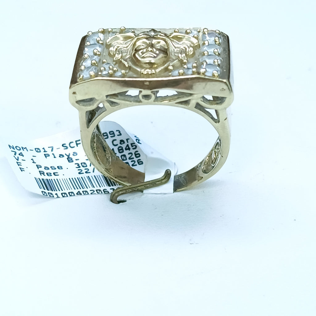 ANILLO ORO 10 K 11 GRMS (SEMINUEVO)