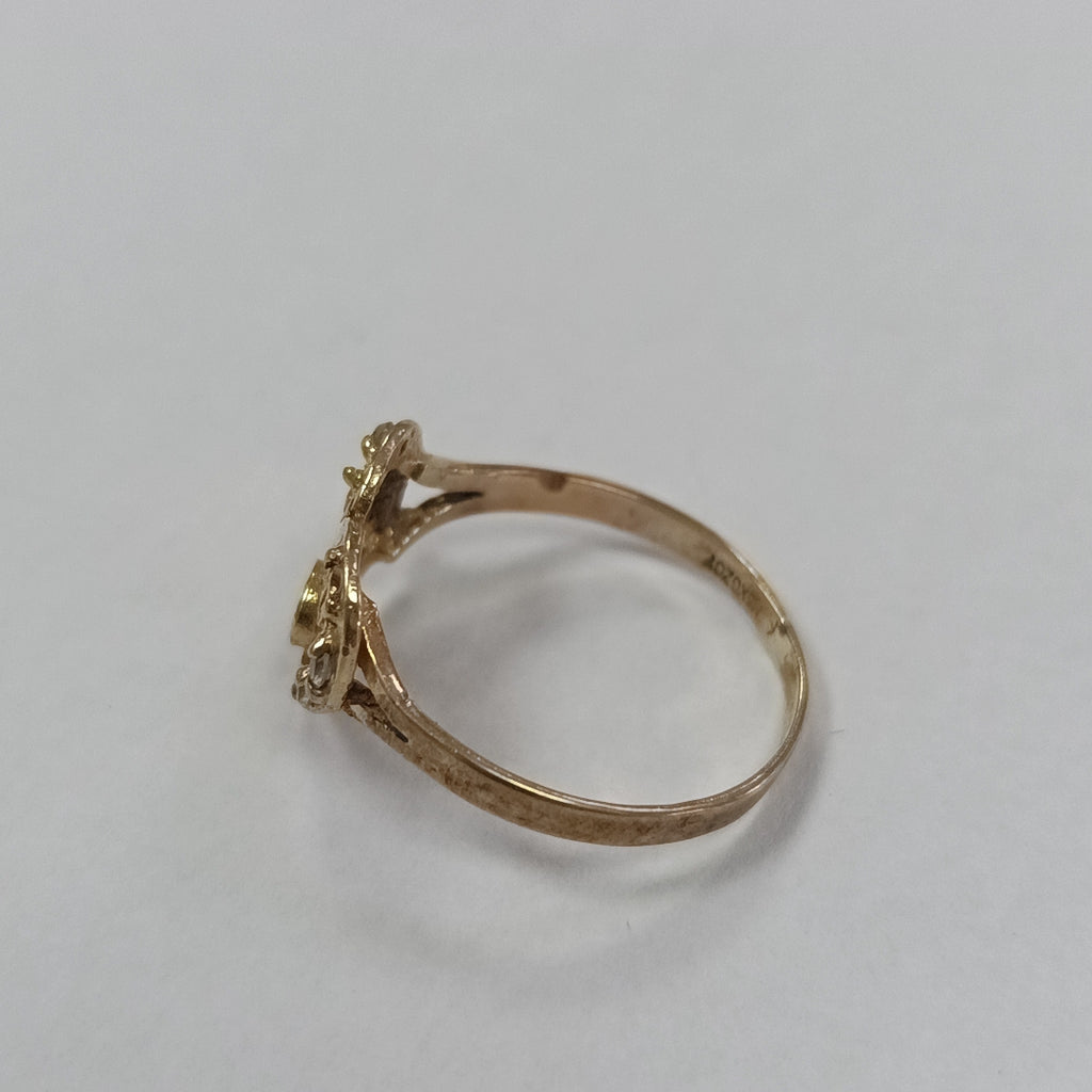 ANILLO CONMEMORATIVO ORO 10 K 1.8 GRMS (SEMINUEVO)