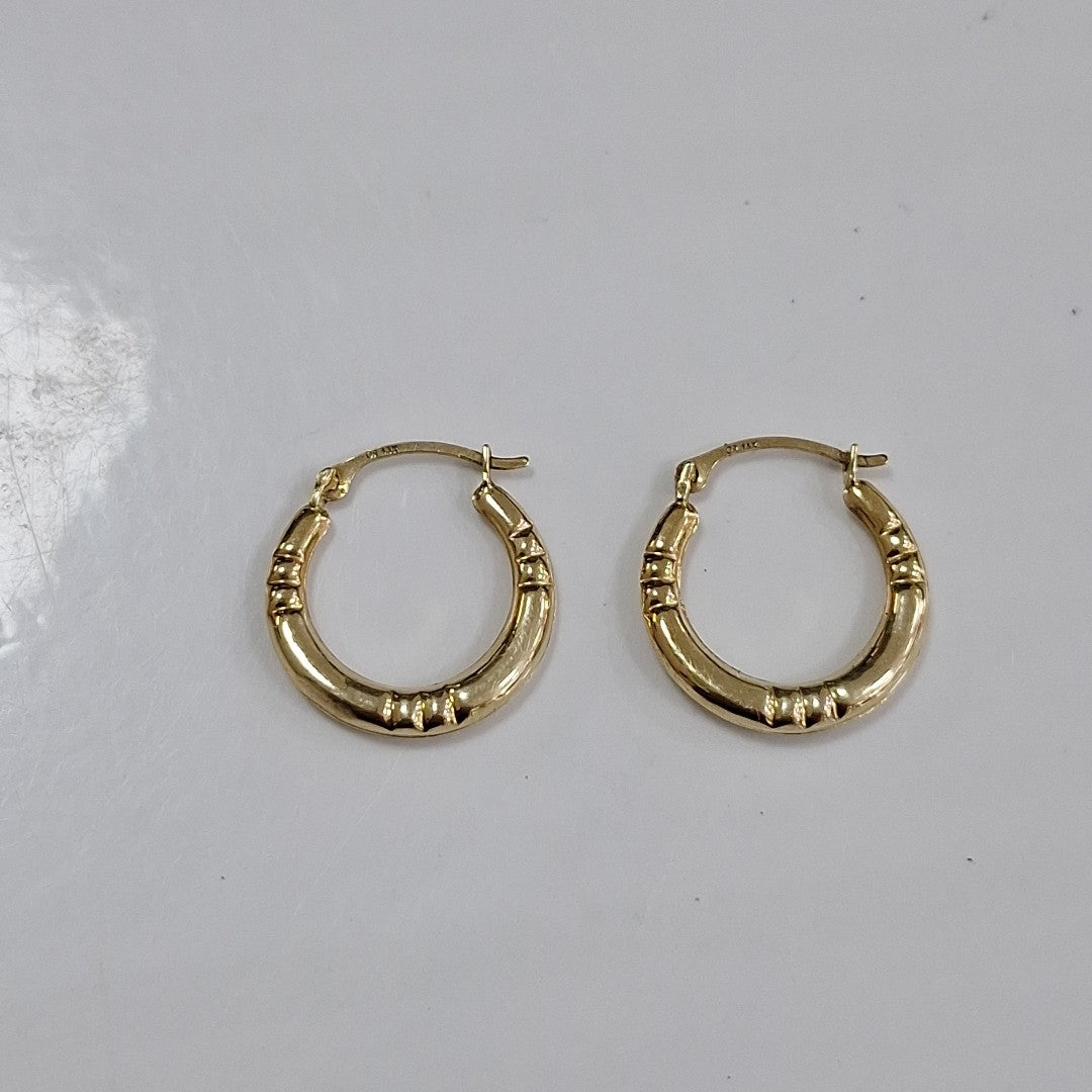 ARRACADAS PAR ORO 14 K 0.5 GRMS (SEMINUEVO)