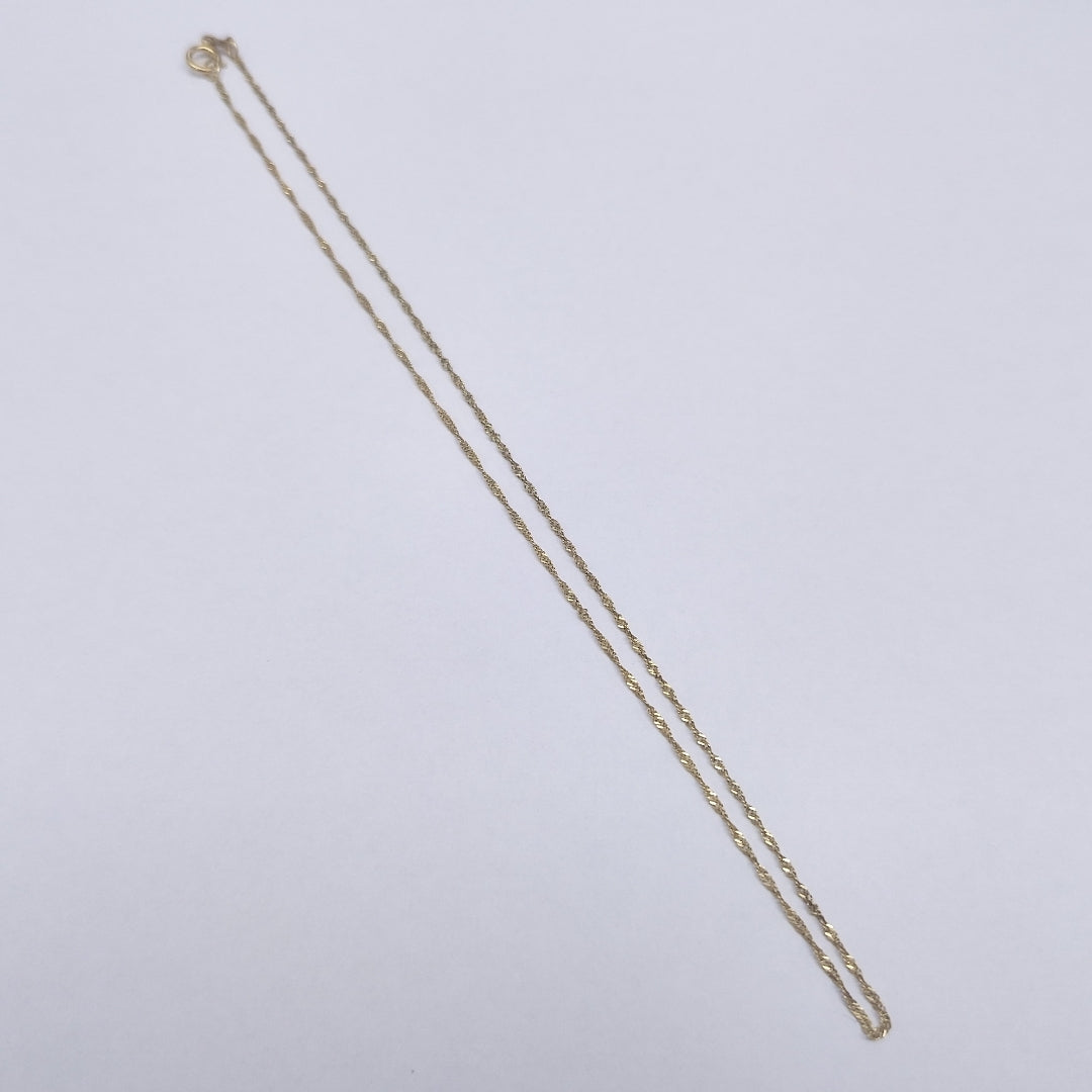 CADENA ORO 10 K 0.8 GRMS (SEMINUEVO)