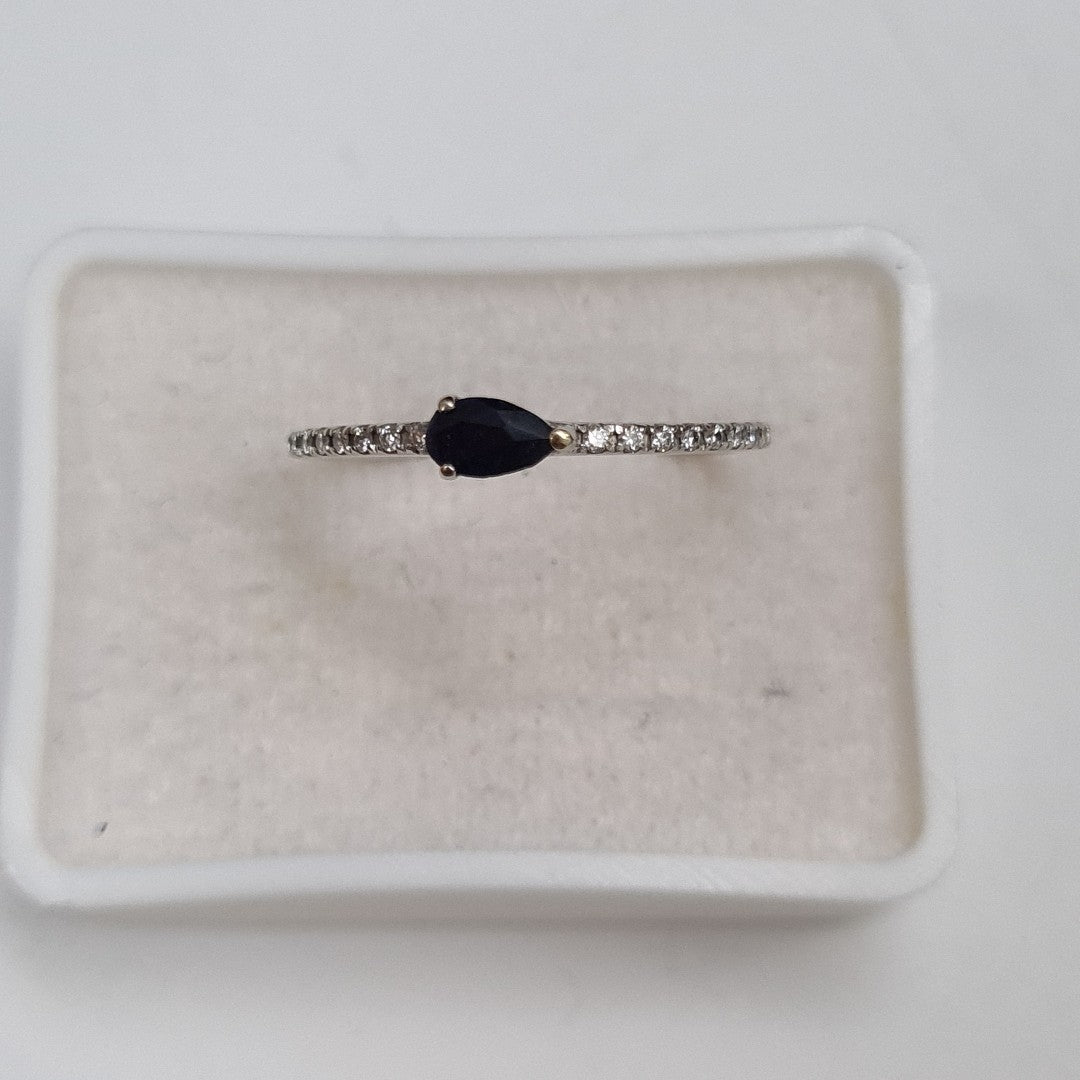 ANILLITO ORO, ORO BLANCO 14 K 0.9 GRMS (SEMINUEVO)