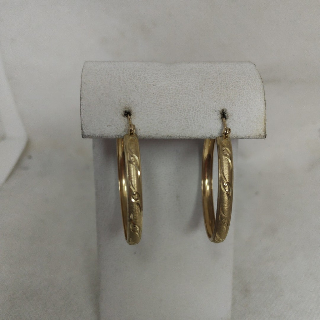 ARRACADAS PAR ORO 10 K 3.8 GRMS (SEMINUEVO)