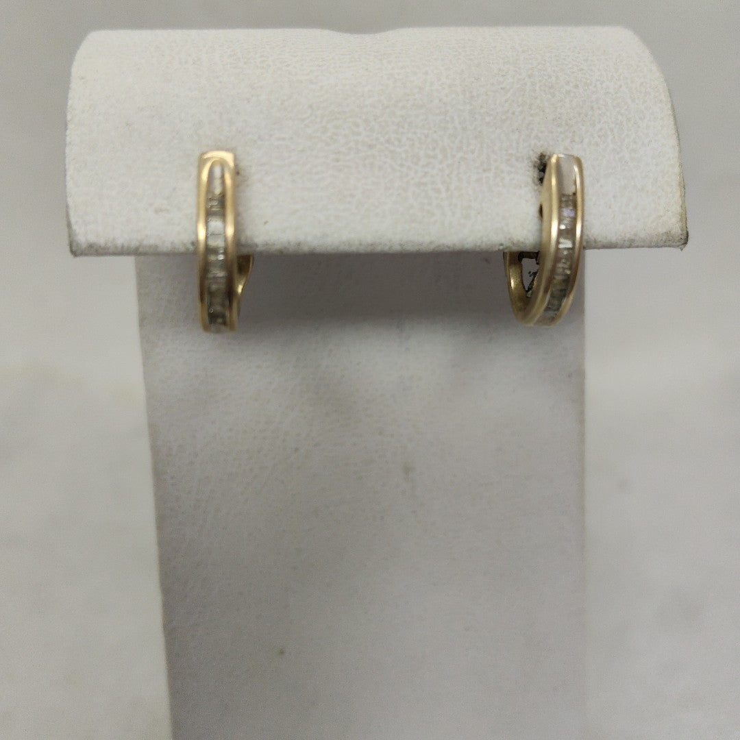 ARETES PAR ORO 10 K 2.8 GRMS (SEMINUEVO)