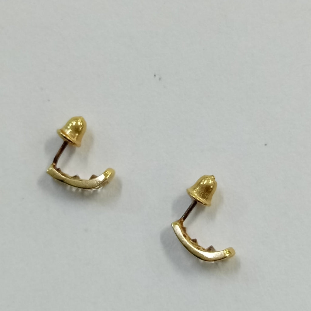 BROQUELES PAR ORO 14 K 0,60 GRMS (SEMINUEVO)