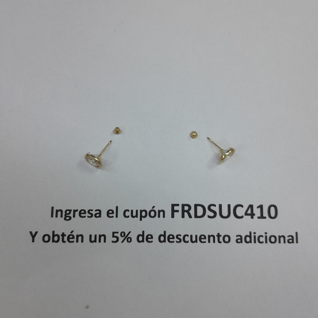 BROQUELES PAR ORO 10 K 1.1 GRMS (SEMINUEVO)