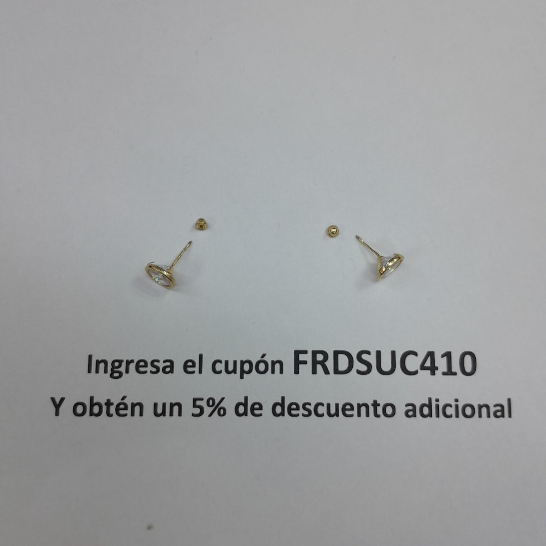 BROQUELES PAR ORO 10 K 1.1 GRMS (SEMINUEVO)