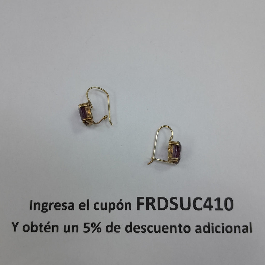ARETES PAR ORO 10 K 3,00 GRMS (SEMINUEVO)