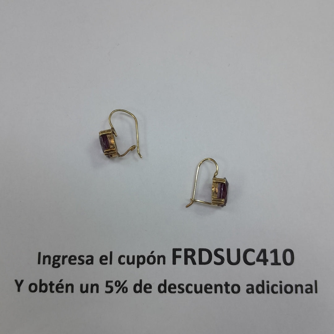 ARETES PAR ORO 10 K 3,00 GRMS (SEMINUEVO)