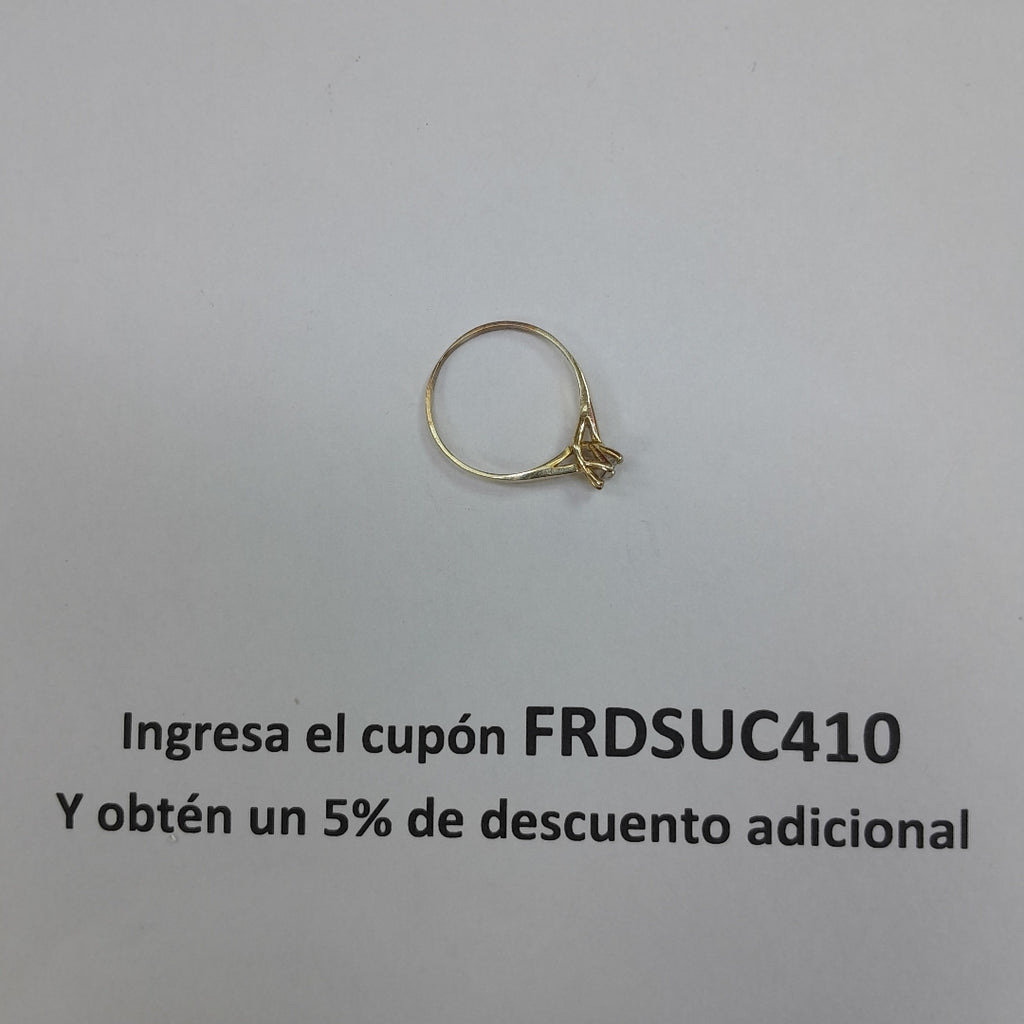 ANILLO ORO 10 K 1,10 GRMS (SEMINUEVO)