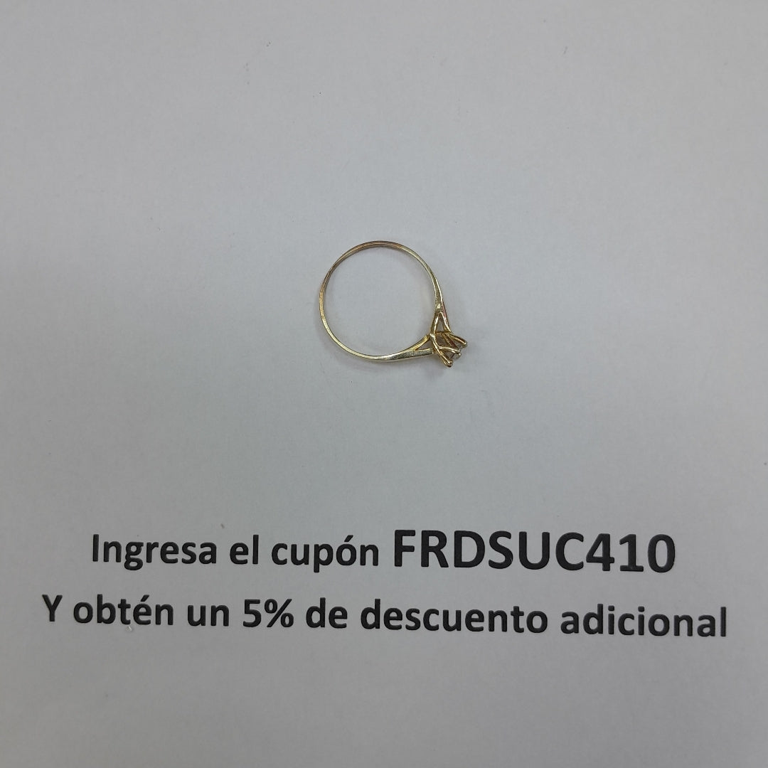 ANILLO ORO 10 K 1,10 GRMS (SEMINUEVO)