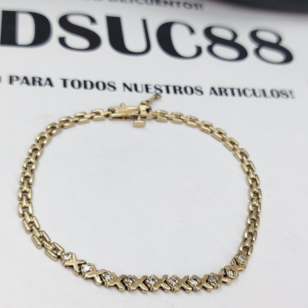 PULSERA ORO 14 K 6.9 GRMS (SEMINUEVO)