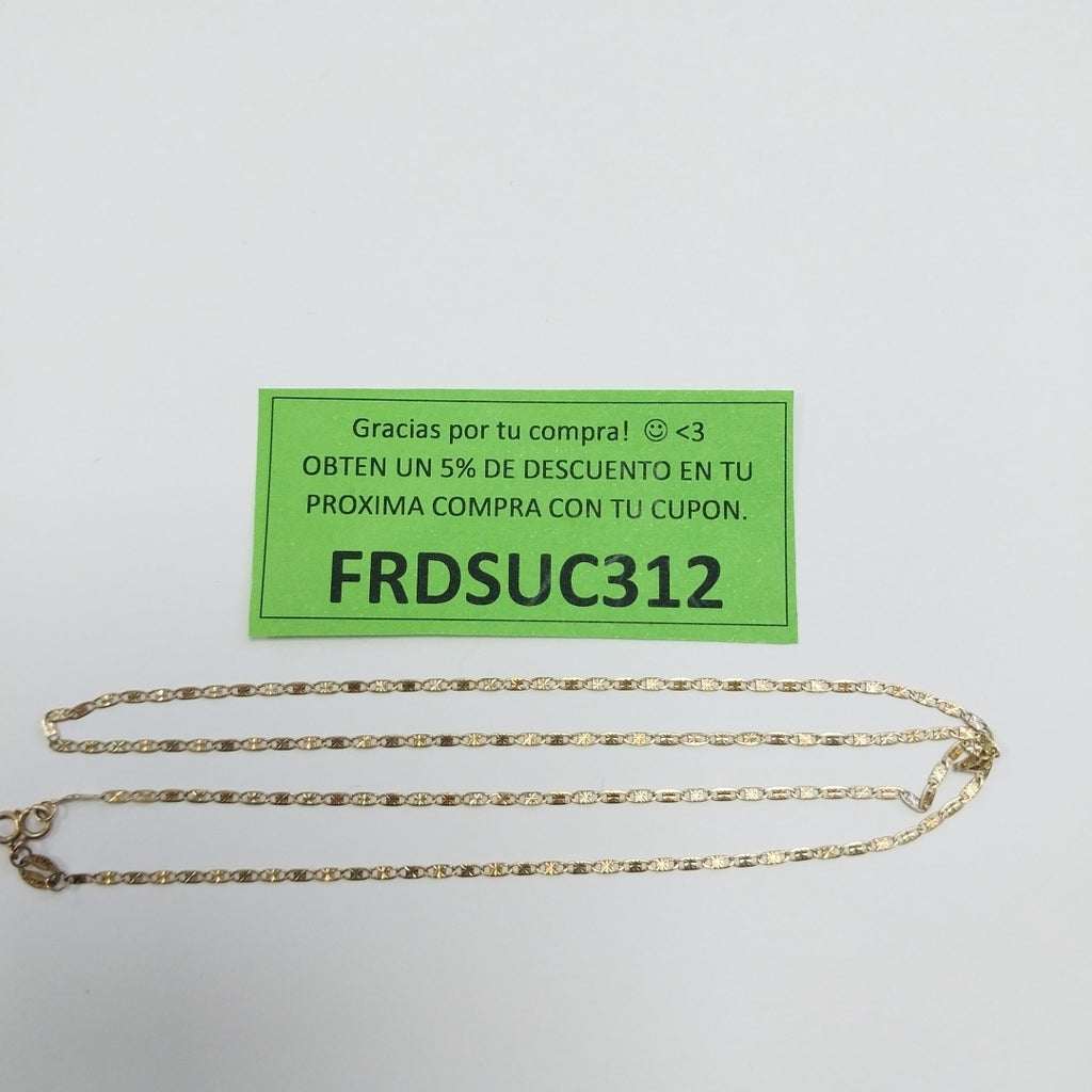 CADENA ORO 10 K 1,70 GRMS (SEMINUEVO)