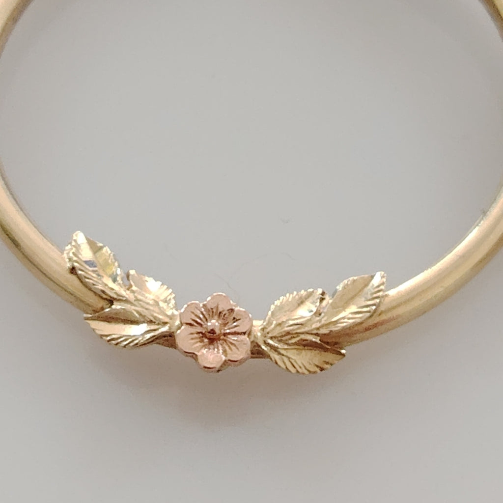 ARRACADAS PAR ORO 14 K 3.3 GRMS (SEMINUEVO)