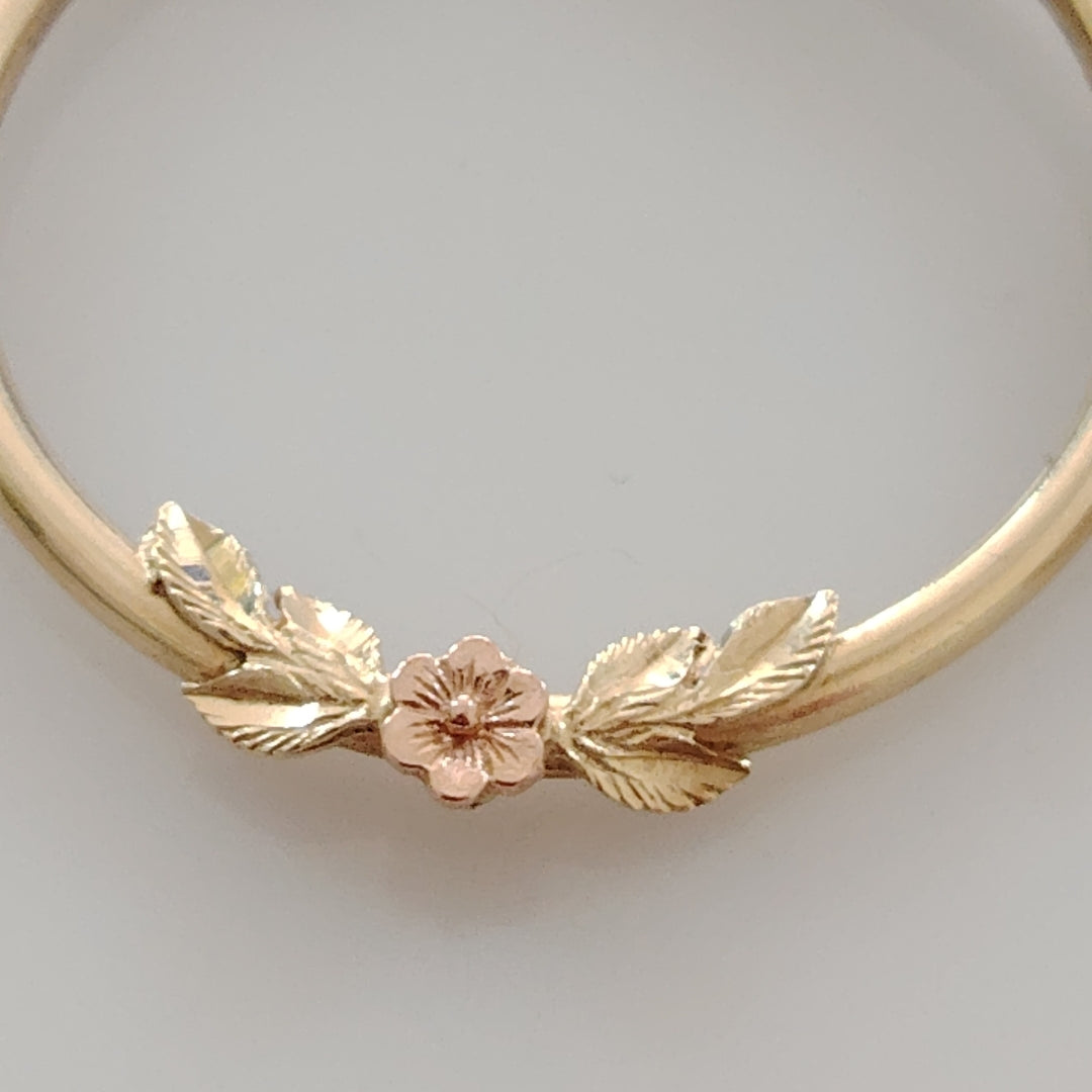 ARRACADAS PAR ORO 14 K 3.3 GRMS (SEMINUEVO)