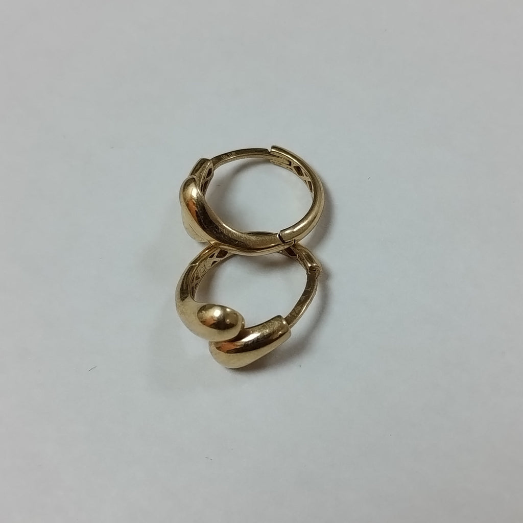 ARRACADAS PAR ORO 14 K 2.2 GRMS (SEMINUEVO)