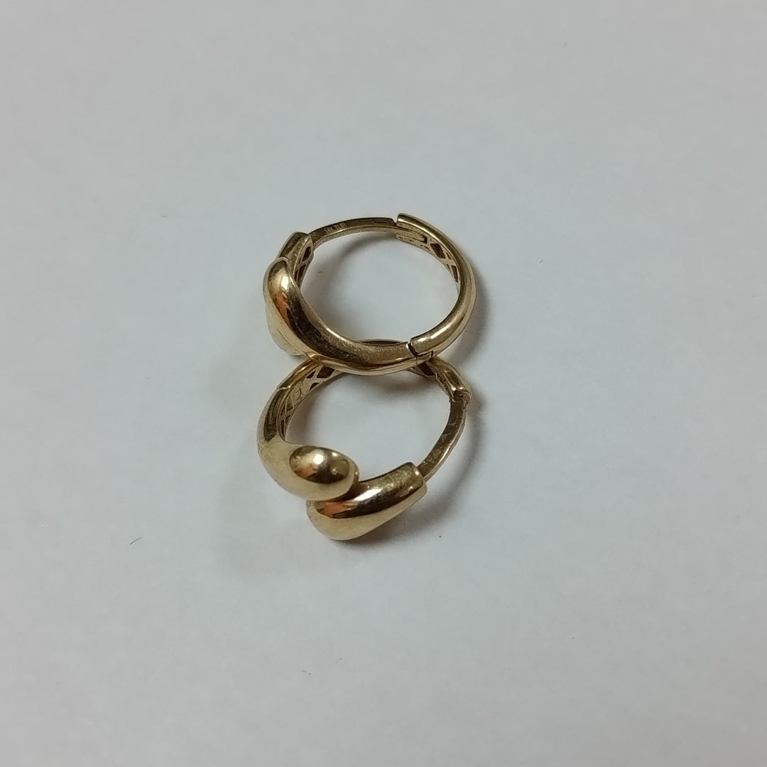 ARRACADAS PAR ORO 14 K 2.2 GRMS (SEMINUEVO)