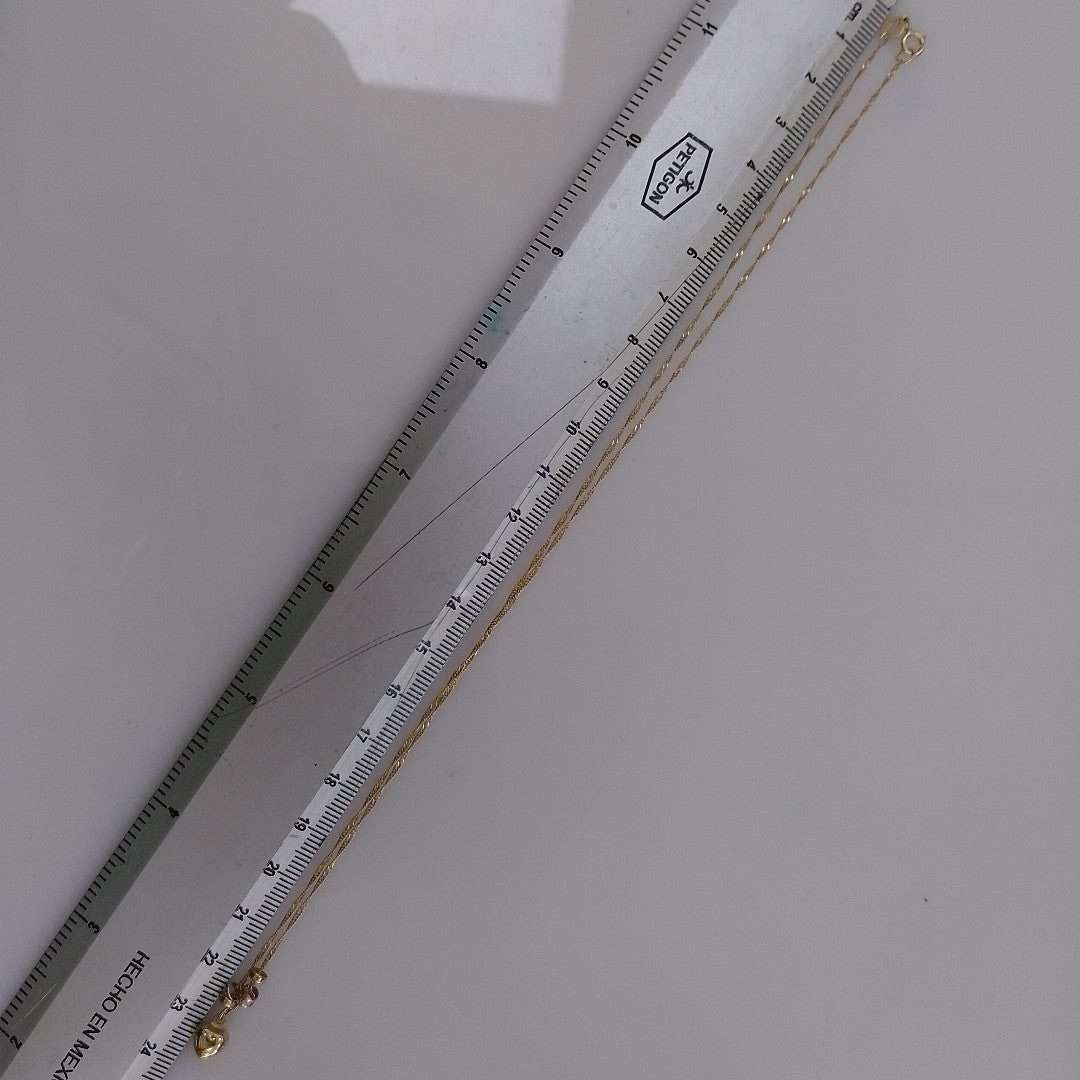 CADENA, DIJE ORO 10 K 1.5 GRMS (SEMINUEVO)