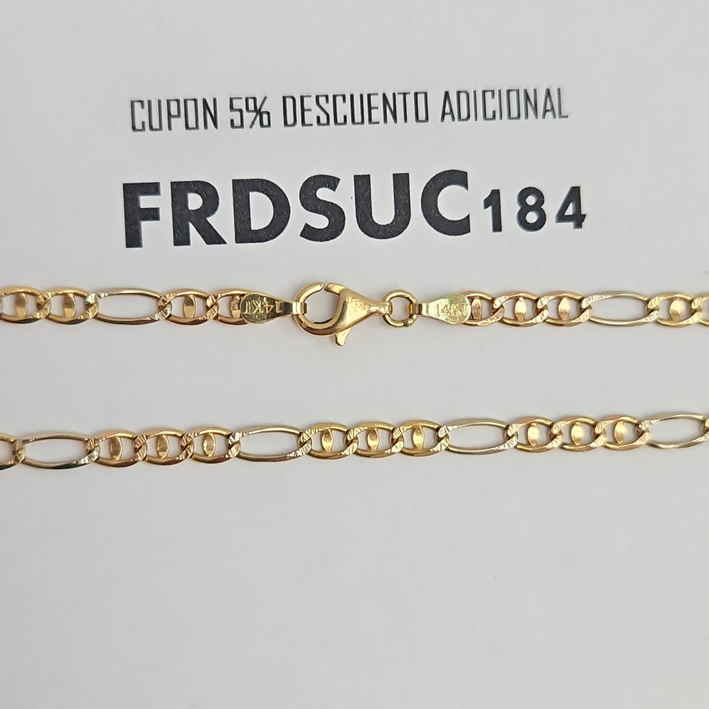 CADENA ORO 14 K 7.9 GRMS (SEMINUEVO)