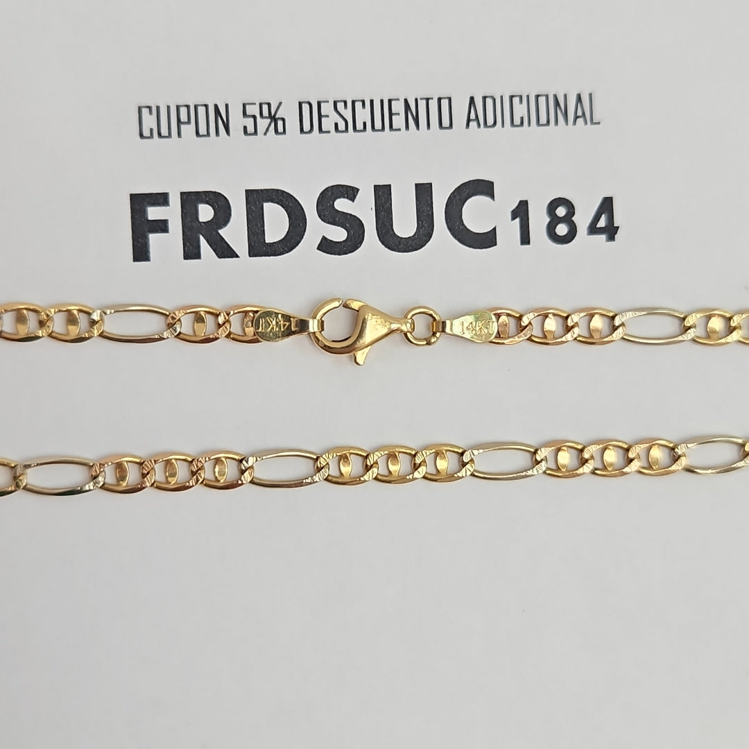 CADENA ORO 14 K 7.9 GRMS (SEMINUEVO)