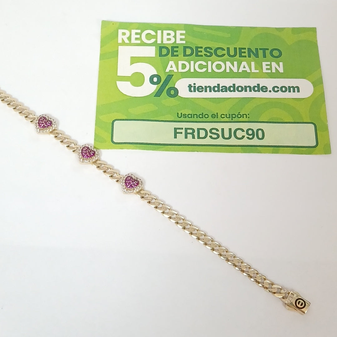 PULSERA ORO 10 K 5.6 GRMS (SEMINUEVO)