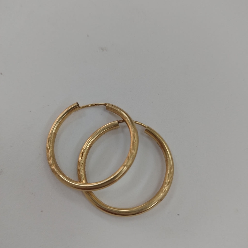 ARRACADAS PAR ORO 14 K 1.8 GRMS (SEMINUEVO)
