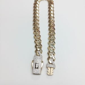 PULSERA CABALLERO MONACO ORO 14K 11.1 (NUEVO)