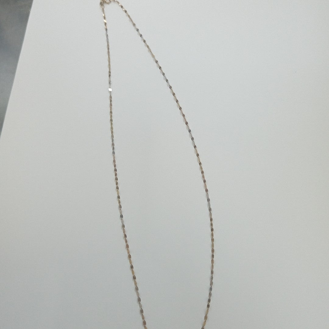 GARGANTILLA ORO, ORO COMBINADO 14 K 1.2 GRMS (SEMINUEVO)