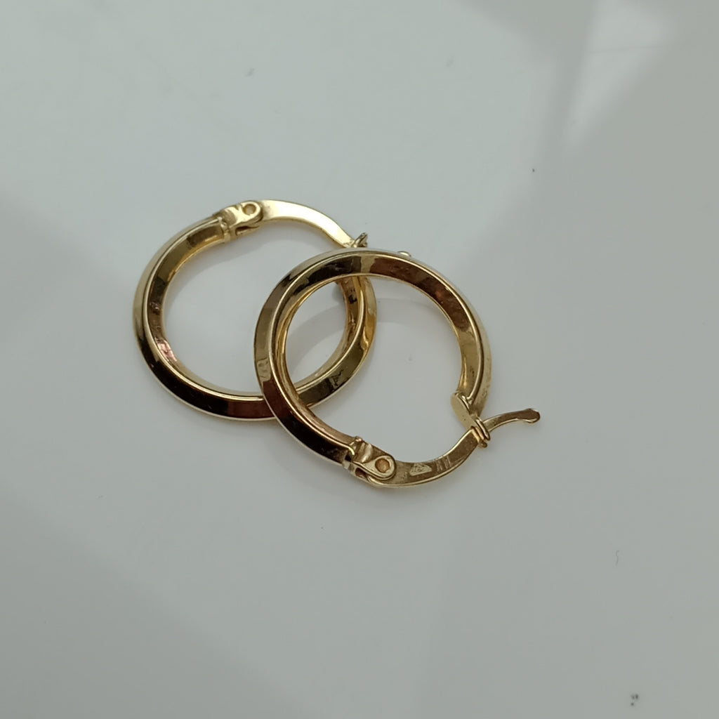 ARRACADAS PAR ORO 14 K 1.3 GRMS (SEMINUEVO)