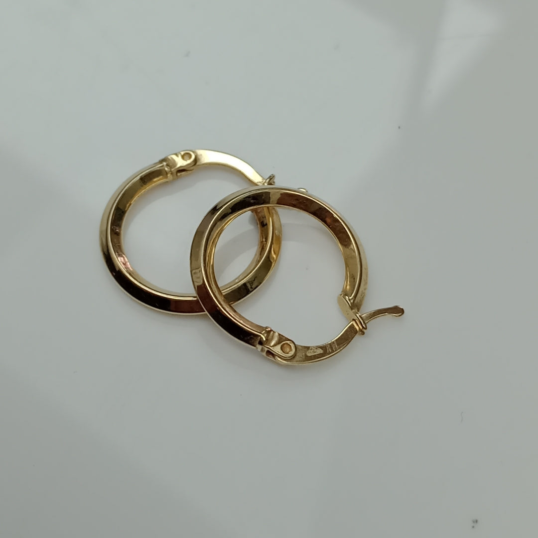 ARRACADAS PAR ORO 14 K 1.3 GRMS (SEMINUEVO)