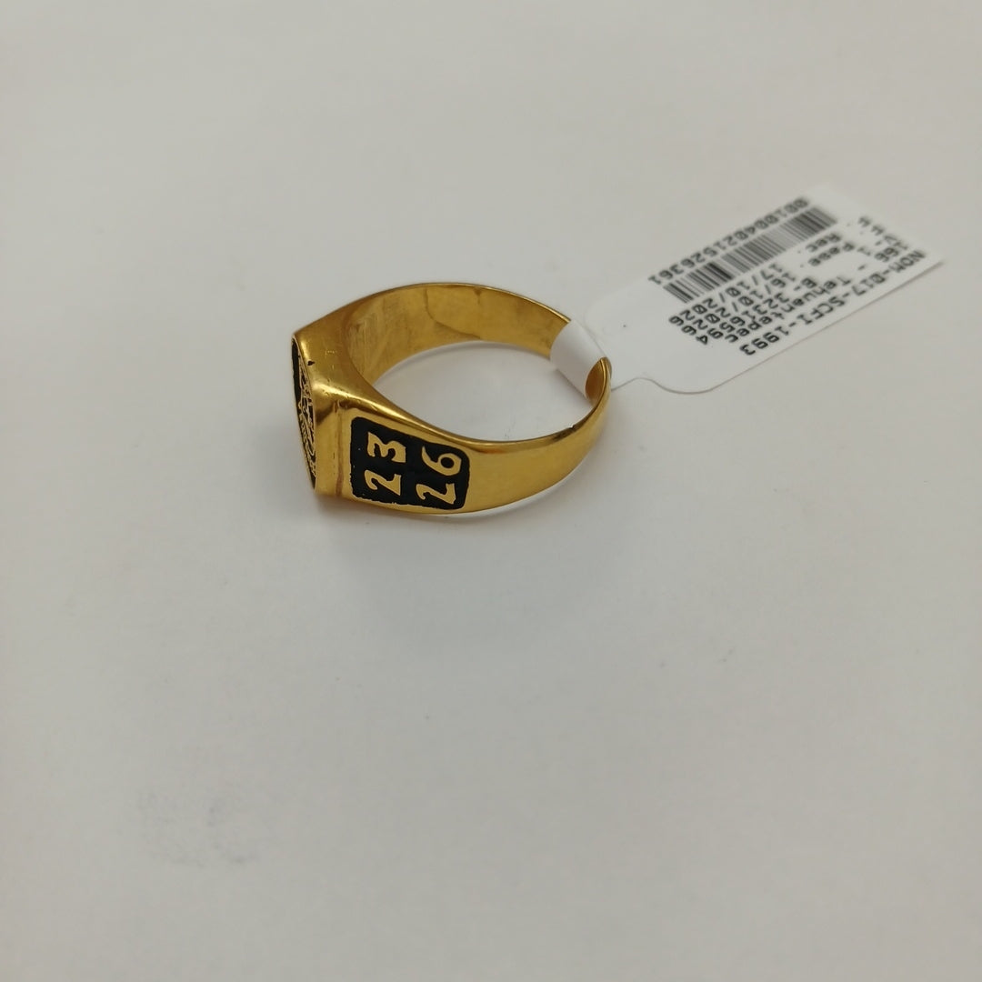 ANILLO DE GRADUACIÓN ORO 10 K 4.6 GRMS (SEMINUEVO)