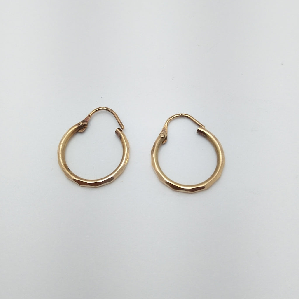 ARRACADAS PAR ORO 14 K 0.9 GRMS (SEMINUEVO)