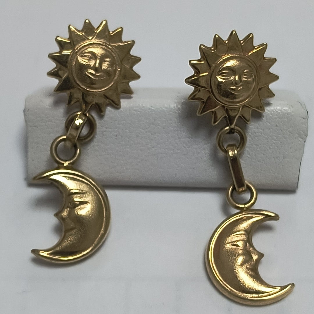 ARETES PAR ORO 14 K 3.5 GRMS (SEMINUEVO)