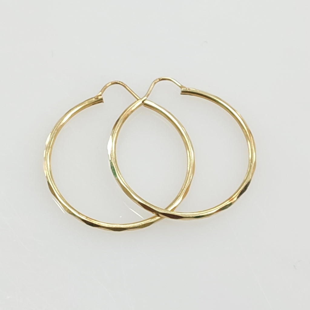 ARRACADAS PAR ORO 14 K 2.4 GRMS (SEMINUEVO)