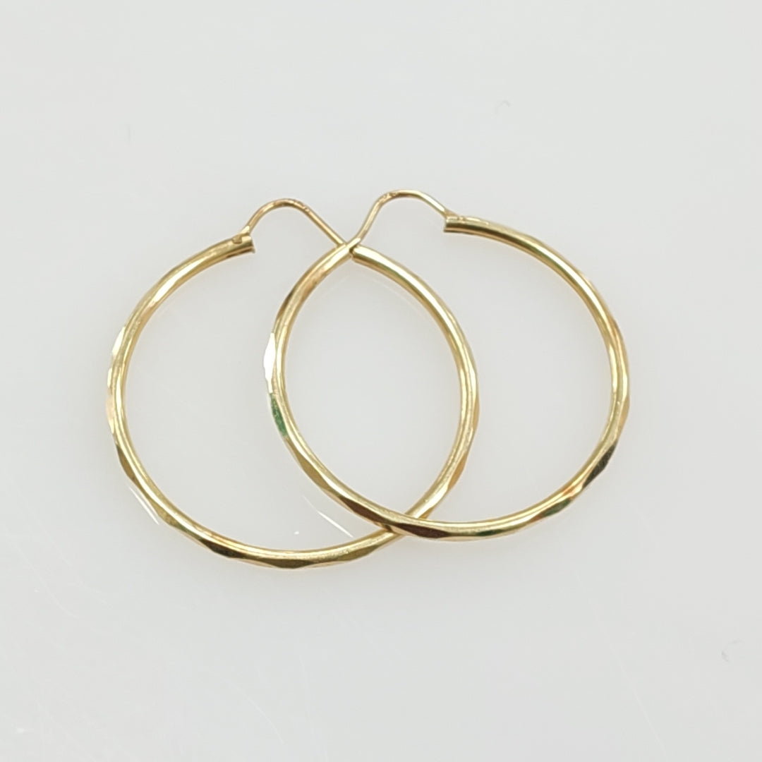 ARRACADAS PAR ORO 14 K 2.4 GRMS (SEMINUEVO)