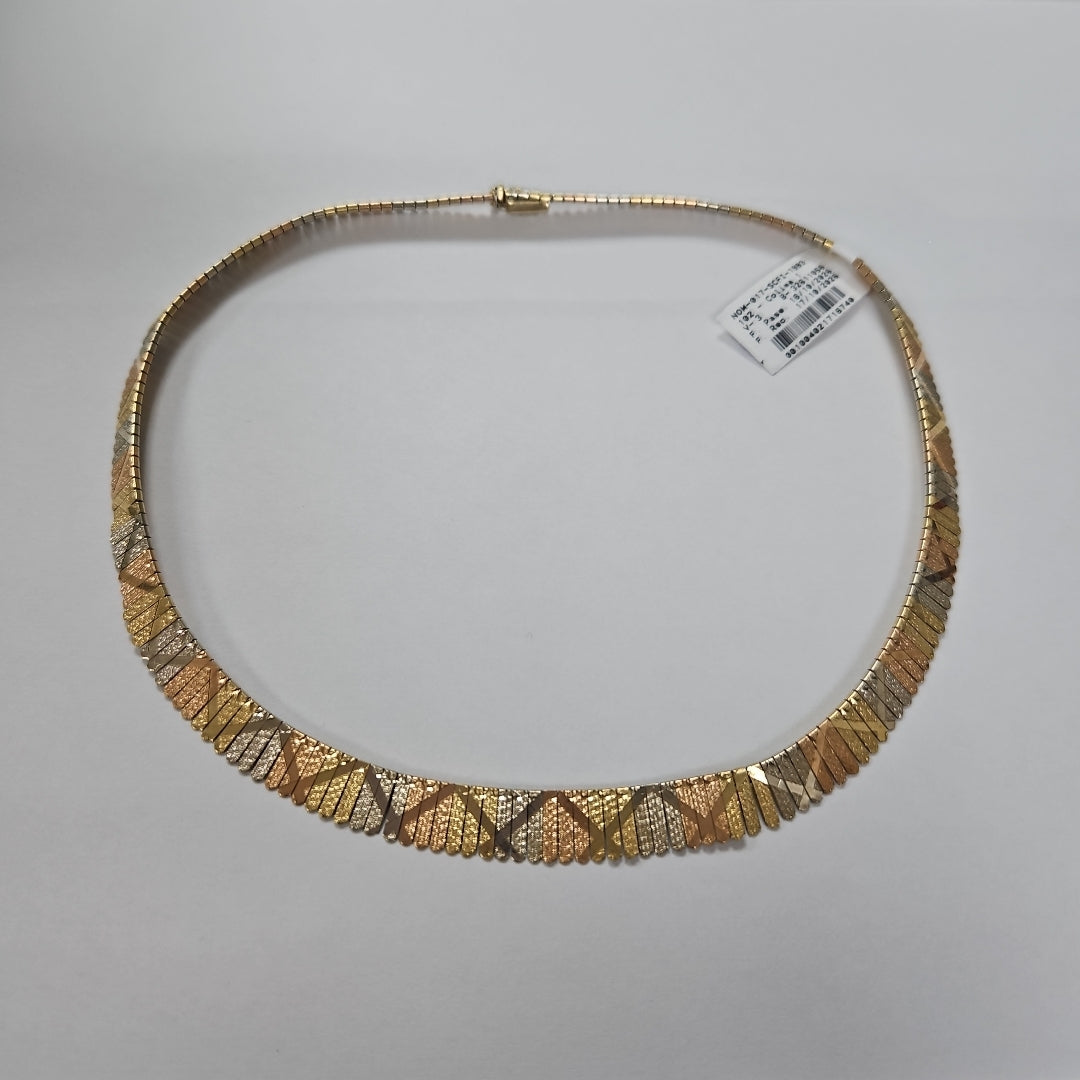 GARGANTILLA ORO COMBINADO 14 K 26,30 GRMS (SEMINUEVO)