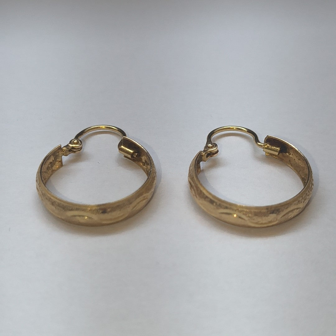 ARRACADAS PAR ORO 10 K 1,80 GRMS (SEMINUEVO)
