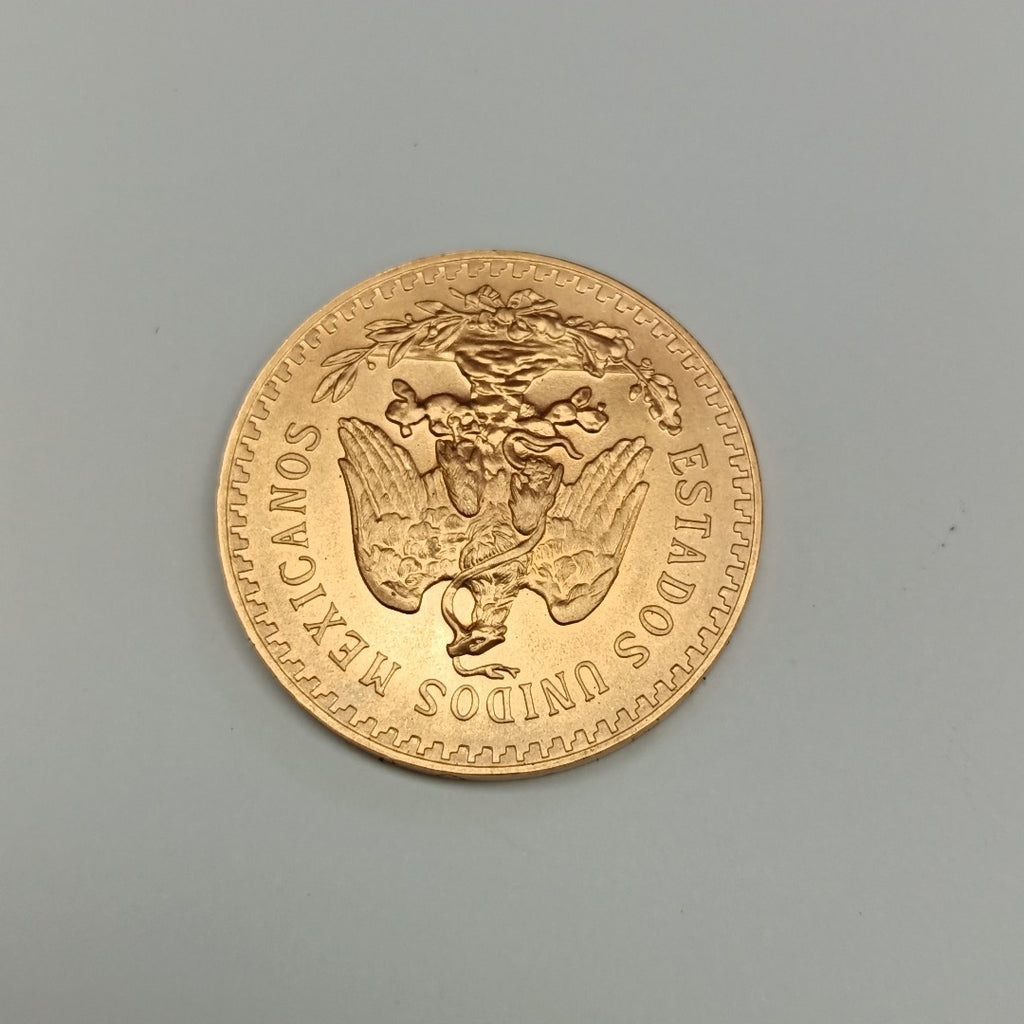 K1 41.6 GRMS 21 K IDENTIFICACIÓN MONEDA NOMINATIVA MONEDAS PESOS 50 PESOS (SEMINUEVO)
