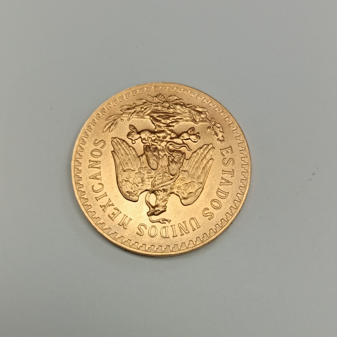 K1 41.6 GRMS 21 K IDENTIFICACIÓN MONEDA NOMINATIVA MONEDAS PESOS 50 PESOS (SEMINUEVO)