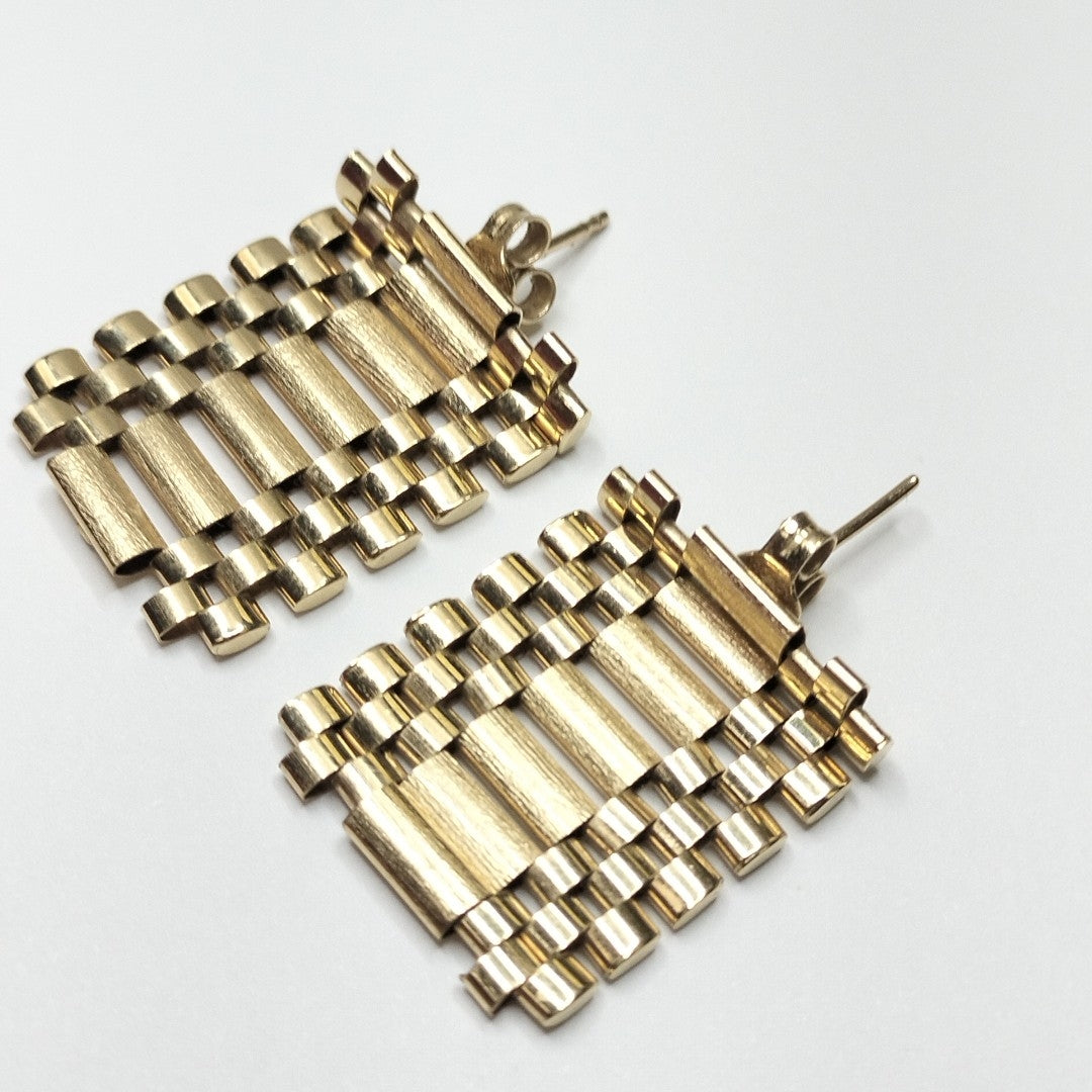ARETES PAR ORO 14 K 6.2 GRMS (SEMINUEVO)