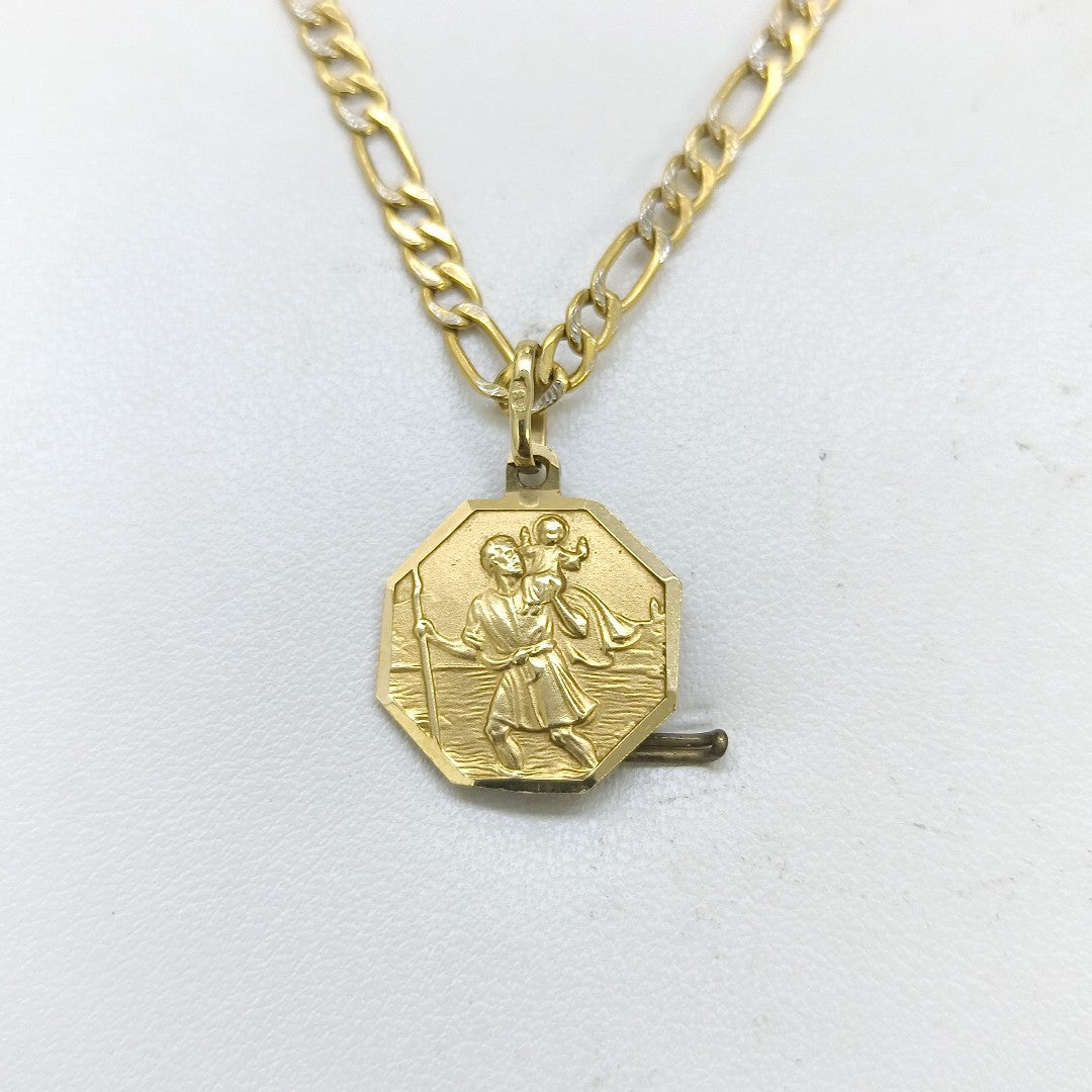 CADENA, DIJE ORO 10 K 7.9 GRMS (SEMINUEVO)