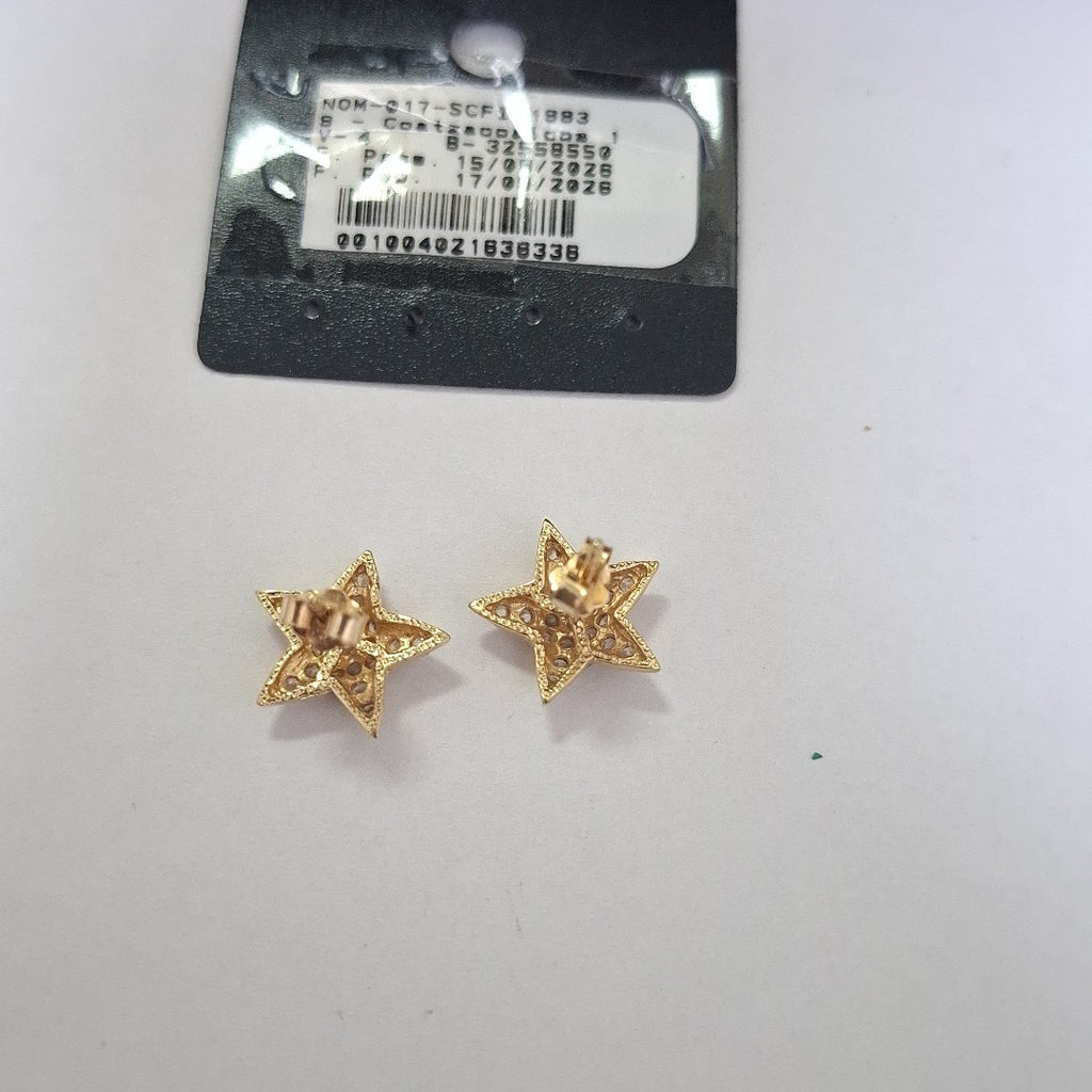 BROQUELES PAR ORO 14 K 2,60 GRMS (SEMINUEVO)