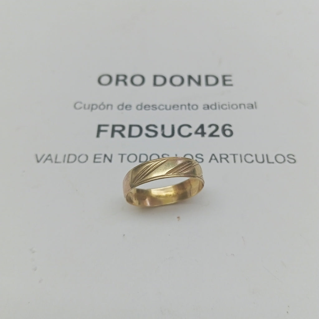 ARGOLLA ORO 8 K 1.3 GRMS (SEMINUEVO)