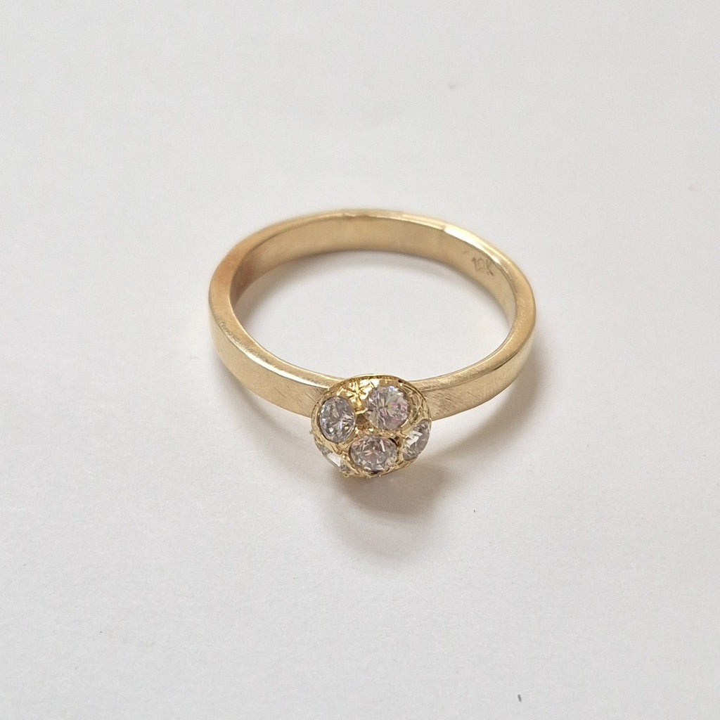 ANILLO ORO 10 K 5,50 GRMS (SEMINUEVO)