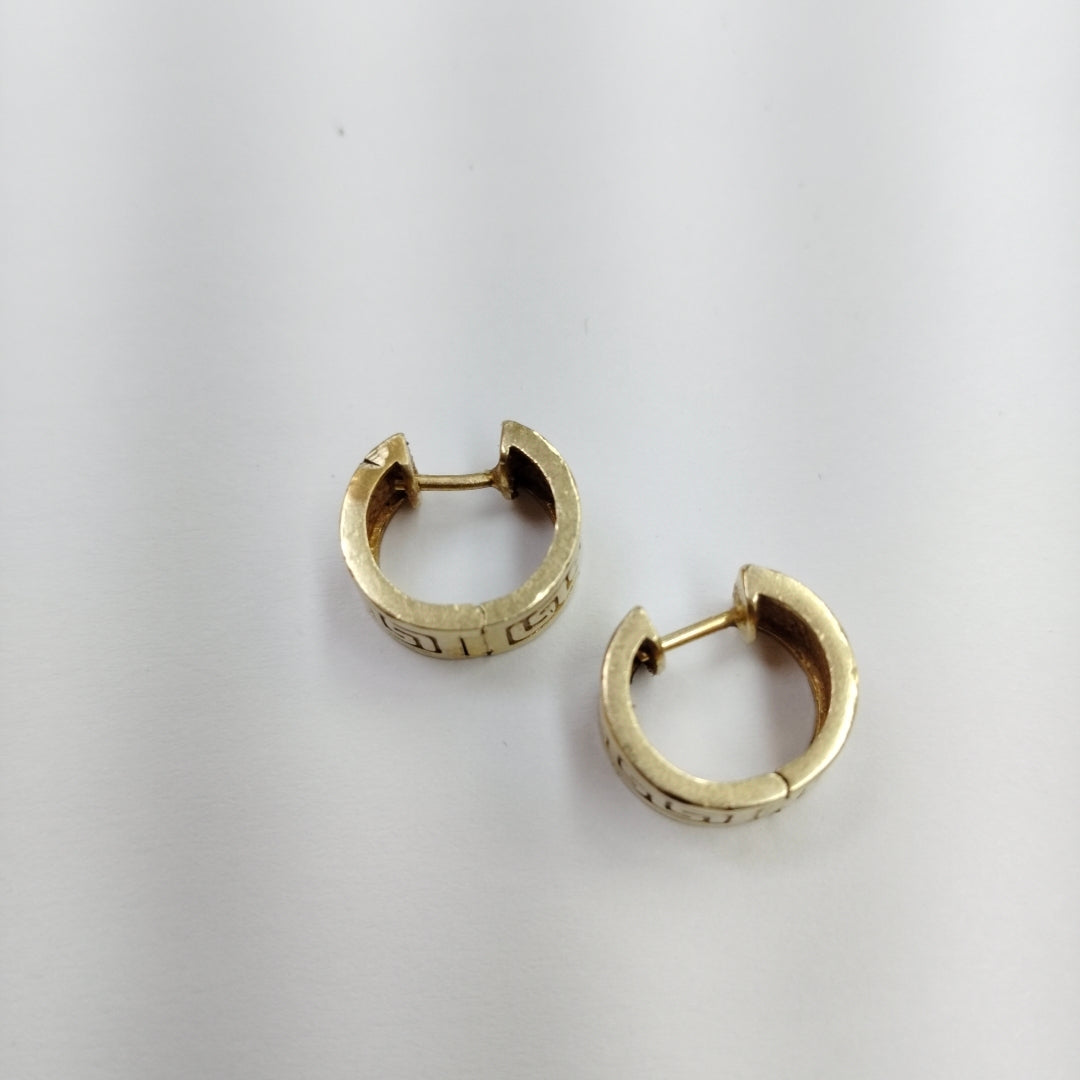 ARRACADAS PAR ORO 14 K 5,90 GRMS (SEMINUEVO)