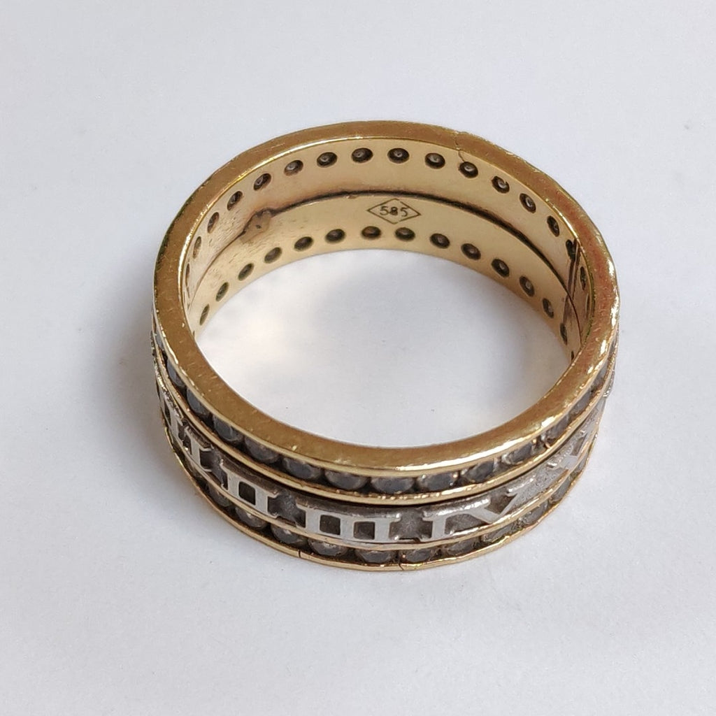 ANILLO ORO 14 K 8,10 GRMS (SEMINUEVO)