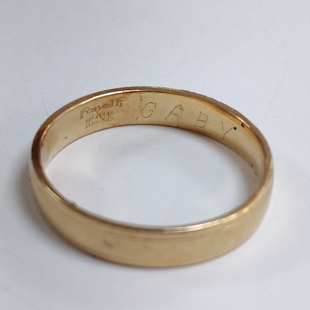 ARGOLLA ORO 14 K 2.4 GRMS (SEMINUEVO)