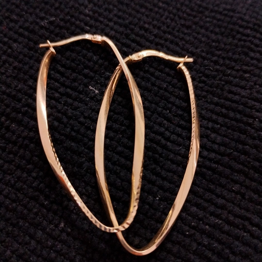 ARRACADAS PAR ORO 14 K 2 GRMS (SEMINUEVO)