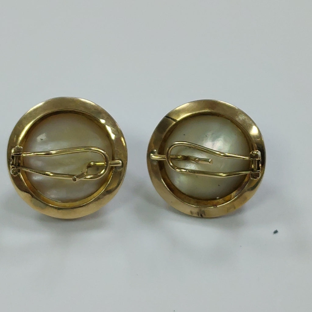 ARETES PAR ORO 14 K 12.2 GRMS (SEMINUEVO)